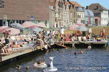 Komende zomer opnieuw zwemzone in de Coupure: “Mogelijk ook yoga op het water”