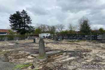 Brokstukken zijn weg, begraafplaats Lauwe kan nu ingezaaid worden met bloemen