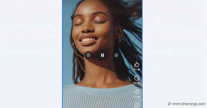 Facebook’s new full-screen video player looks a lot like TikTok