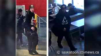 Saskatoon police release photos of suspect in bear spray attack