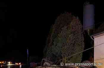 FW-Schermbeck: Verkehrsunfall auf dem Waldweg