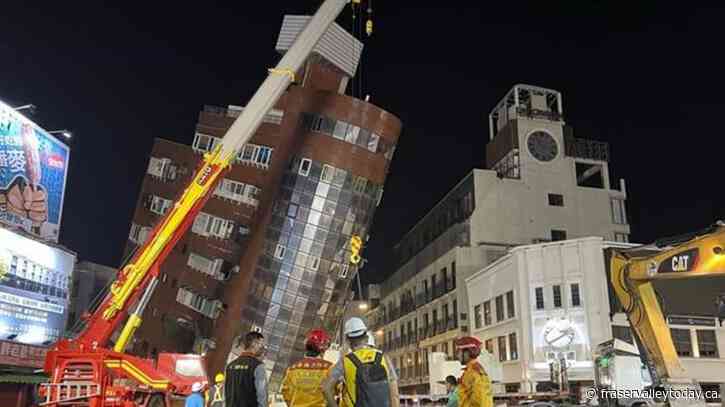 Two Canadians stranded by Taiwan earthquake, says firefighting agency