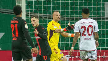 DFB-Pokal-Halbfinale: Bayer Leverkusen gegen Fortuna Düsseldorf jetzt live – Böser Torwart-Patzer