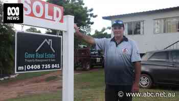 Shaun bought this Arnhem Land house in November, but is still paying rent to live there