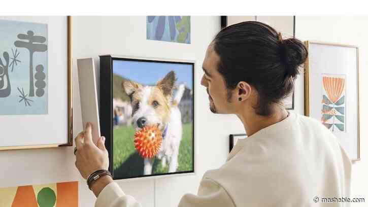 Pre-order the Samsung Music Frame smart speaker and get a $100 Best Buy gift card