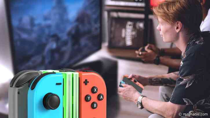 This $17 Switch Joy-Con charging dock powers up to 4 controllers at once