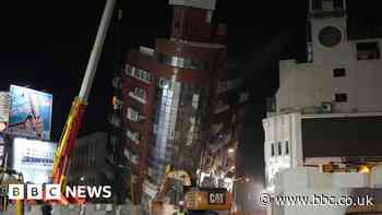 Watch: Moment Taiwan suffers biggest earthquake in 25 years