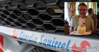 Northumberland company name one of its trucks 'Geordie Squirrel' in tribute to former driver