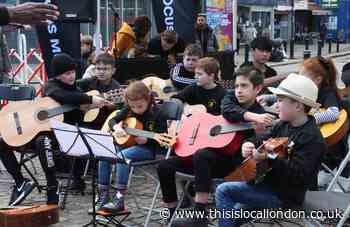Collier Row's Focus Music school performs in Romford Market