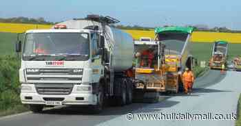 More than 100 places around East Yorkshire to get road improvements with months of work starting soon