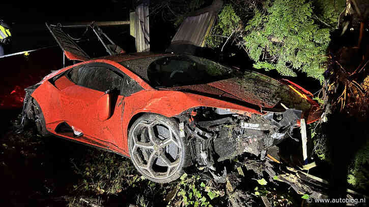 13-jarige rijdt een Lamborghini Huracán in puin