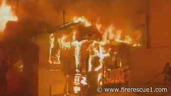 Calif. firefighters find body in burning abandoned house