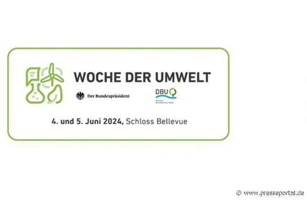 FORUM WASCHEN bei der Woche der Umwelt in Berlin / Bundespräsident und DBU laden zur Innovationsschau ein