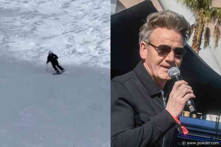 Gordon Ramsay Spotted Shredding The Slopes Of Austrian Ski Resort