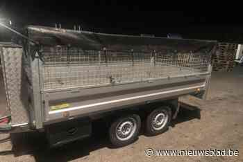 Politie onderzoekt diefstal van meerdere dure aanhangwagens in enkele dagen tijd: “Dit kost ons snel 6.000 euro”