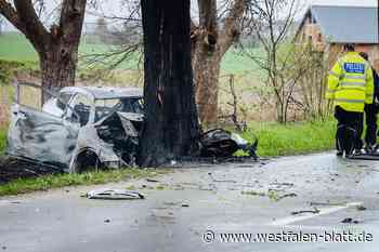 Ehepaar kommt bei Unfall nahe Salzkotten ums Leben
