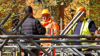 Voragine a Tor de' Schiavi, i lavori dureranno tre mesi. Gualtieri: "Nessun pericolo per le case"