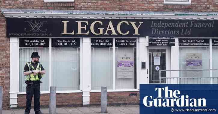 Police say human ashes found at Hull funeral home cannot be identified