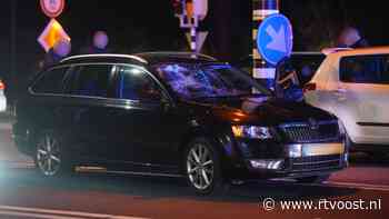 112 Nieuws: N35 afgesloten na ongeluk| Auto op de kop langs N50 bij Kampen