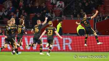 Bas Kuipers bezorgt GA Eagles in blessuretijd punt bij Ajax