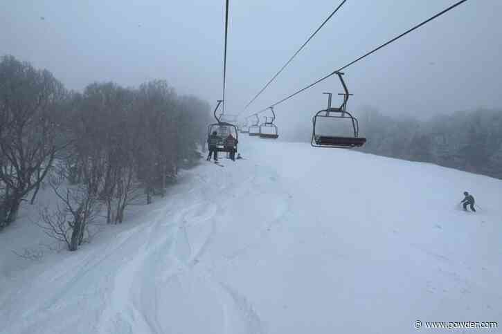 Eight To 12 Inches Of Snow Hit Vermont Ski Area During "Jaypril" With More On The Way