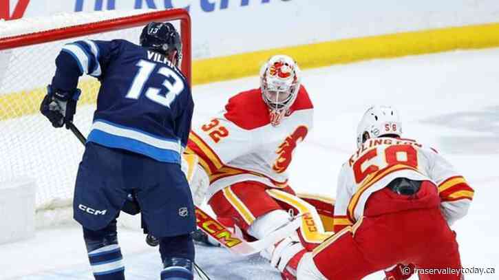 Gabe Vilardi’s hat trick helps Jets clinch playoff berth with 5-2 win over Flames