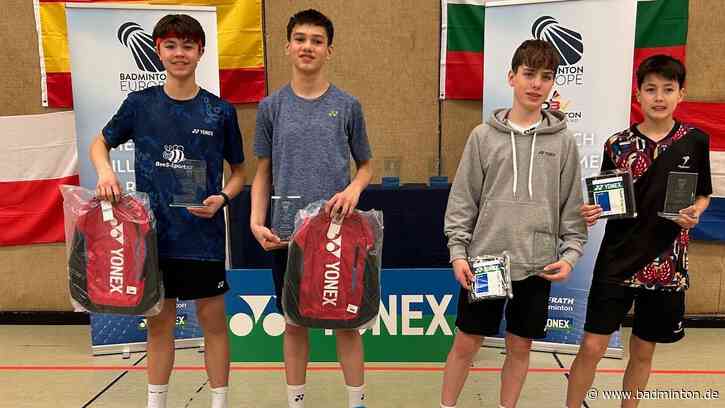 Deutschlands U15er beim YONEX Refrath-Cup in allen Finals