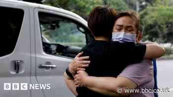 'The walls were crumbling' - escaping Taiwan's earthquake