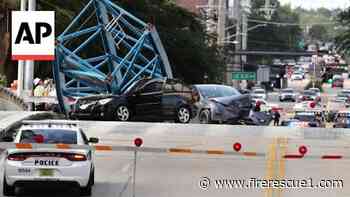 1 dead, 2 injured after crane section falls from Fla. high-rise