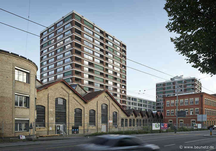 Leben in der Lokstadt
 - Wohngebäude, Schule und Kindergarten in Winterthur von EM2N