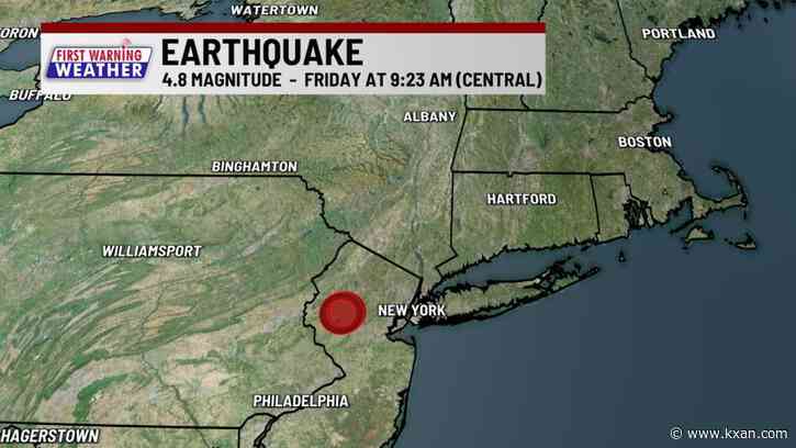 Earthquake centered near New York City rattles much of the Northeast