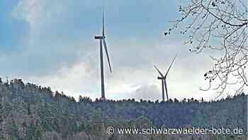 Windpark in Langenbrand: Inbetriebnahme der vier Windräder verzögert sich