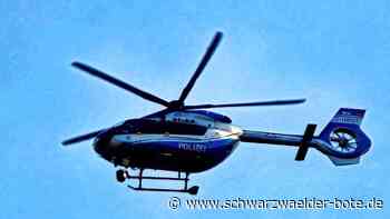 Mit Hundestaffel und Helikopter: Fahndung nach Flüchtigem in Calw nach vielen Stunden beendet