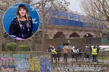 Filming in Limehouse for Whitstable Pearl starring Kerry Godliman