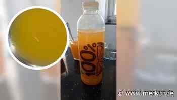 „So frisch“ – Lidl-Kunde fassungslos über Ekel-Fund in Orangensaft