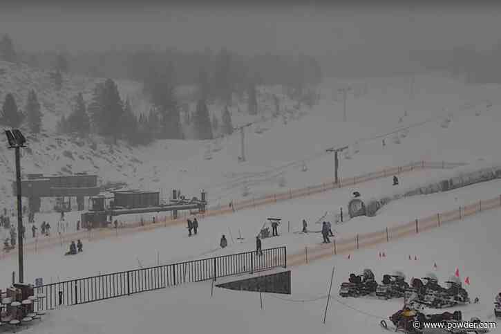 June Mountain, California, Sees 13 Inches Of Snow After Storm "Over-Produced"