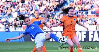 Oranje Leeuwinnen slaan modderfiguur in Italië bij valse start EK-kwalificatie