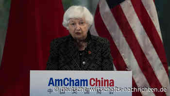 US-Finanzministerin: Chinas Überproduktion bedroht globale Wirtschaft