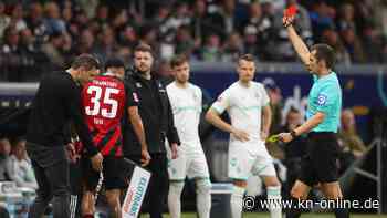 Eintracht Frankfurt gegen Werder Bremen: Schiedsrichter-Kritik nach vielen strittigen Situationen