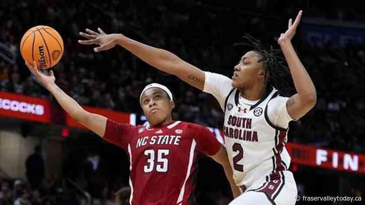 South Carolina women stay perfect, surge past N.C. State 78-59 to reach NCAA title game