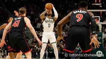 Raptors snap 15-game skid and extend slump for Bucks