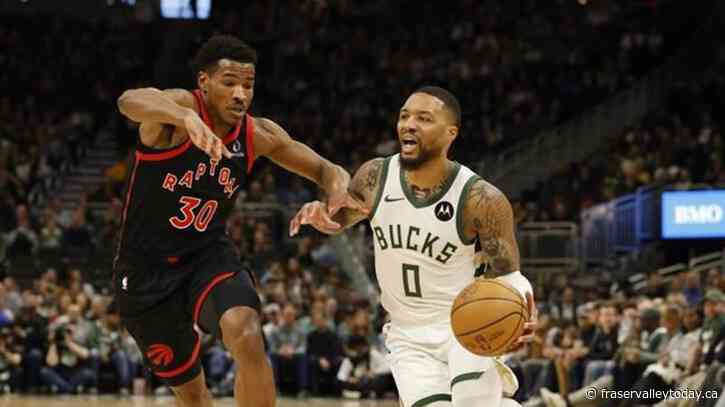 Raptors snap 15-game skid and extend slump for Bucks, who lose third straight to sub-.500 team