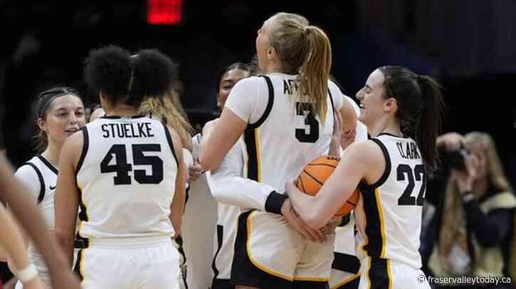 Caitlin Clark leads Iowa rally for 71-69 win over UConn in women’s Final Four. South Carolina awaits