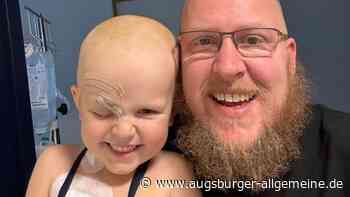 Der vierjährige Erik hat einen Tumor hinter dem rechten Auge