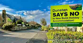 Northumberland community protests plans to build 'mini-holiday park' in coastal village