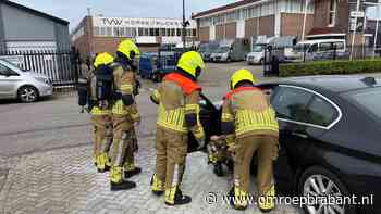 112-nieuws: auto vat vlam bij garagebedrijf • auto slaat over de kop op A50