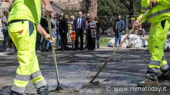 Oltre 100mila sanpietrini per la storica passeggiata dell'Aventino: i lavori finiranno entro l'estate