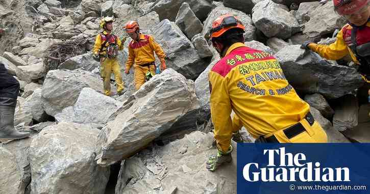 Taiwan earthquake: over 600 people remain stranded days after disaster