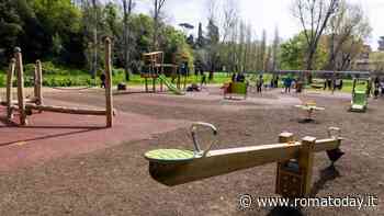 Villa Pamphilj, inaugurata la nuova area giochi di via Vitellia