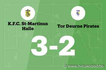 TOR Deurne Pirates verliest uit met een doelpunt verschil van St. Mart. Halle
